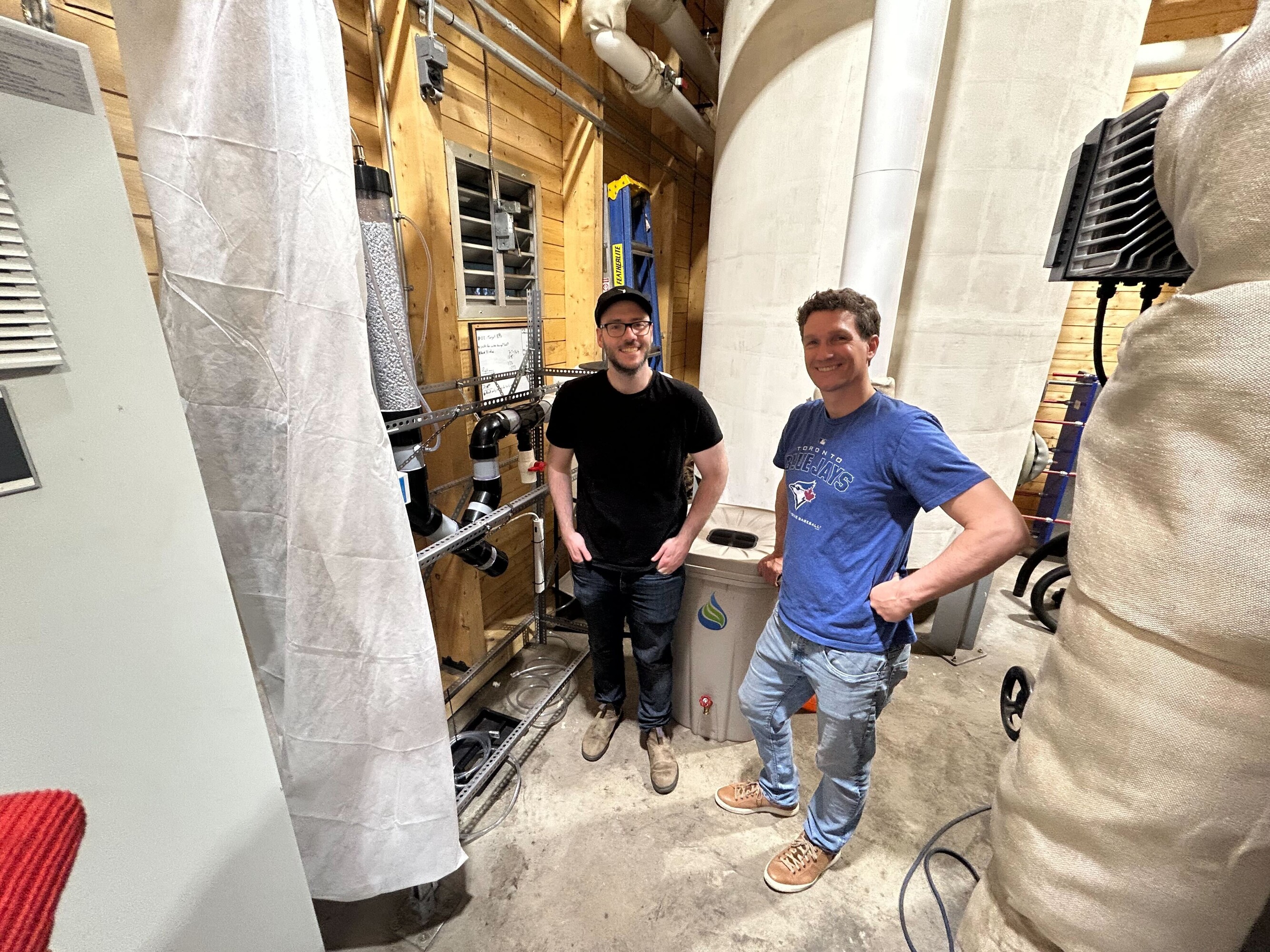 pHathom working on their field pilot at Acfor Energy&rsquo;s biomass heating plant at the Nova Scotia Community College (NSCC) Lunenburg campus. The pilot project was completed May 2025.